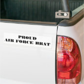 Bumpersticker Proud Air Force Brat (Op Truck)