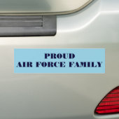 Bumpersticker Proud Air Force Familie (Op auto)