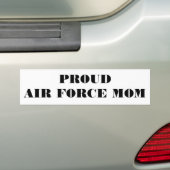 Bumpersticker Proud Air Force mama (Op auto)