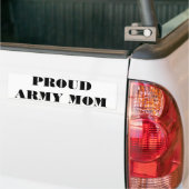 Bumpersticker Proud Army Mam (Op Truck)