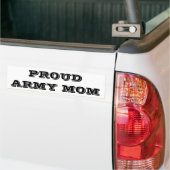 Bumpersticker Proud Army Mam (Op Truck)