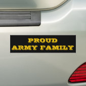 Bumpersticker Proud Leger (Op auto)