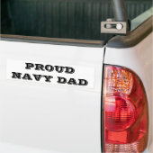 Bumpersticker Proud Navy Pap (Op Truck)