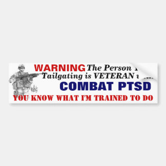 Bumpersticker PTSD