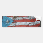 Bumpersticker Puerto Rico Flag (Voorkant)