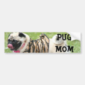 Bumpersticker Pug Ma (Voorkant)