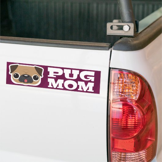 Bumpersticker Pug Ma (Op Truck)