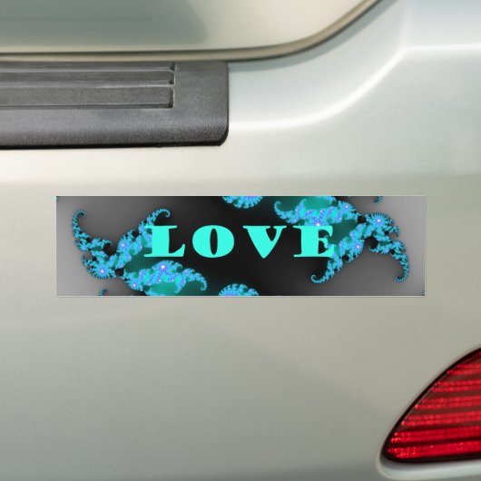 Bumpersticker Pure Love Sjabloon Auto (Op auto)