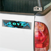 Bumpersticker Pure Love Sjabloon Auto (Op Truck)