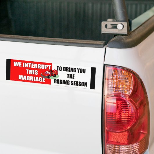 Bumpersticker Racing Season (Op Truck)