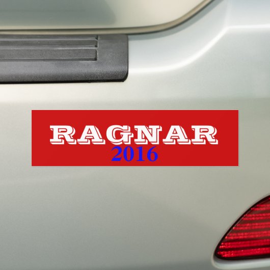Bumpersticker Ragnar 2016 (Op auto)