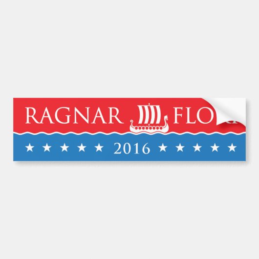 Bumpersticker: Ragner / Floki / 2016 Bumpersticker (Voorkant)