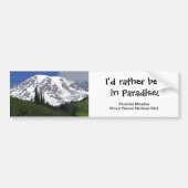 Bumpersticker Rainier Paradise Meadow (Voorkant)