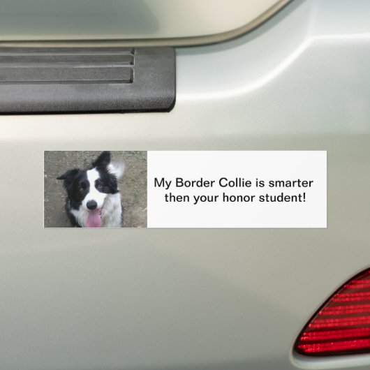 Bumpersticker rand (Op auto)
