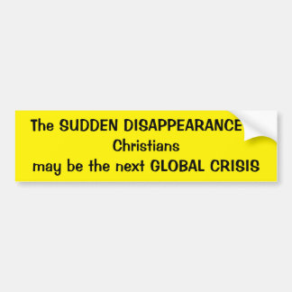 Bumpersticker Rapture