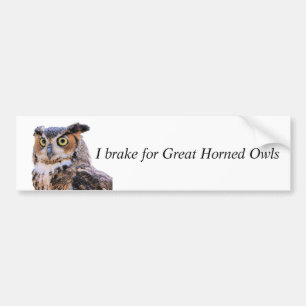 Bumpersticker remmen voor grote paarden