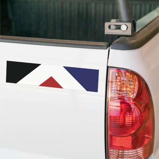 Bumpersticker rode piek (Op Truck)