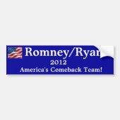 Bumpersticker Romney/Ryan 2012 (Voorkant)