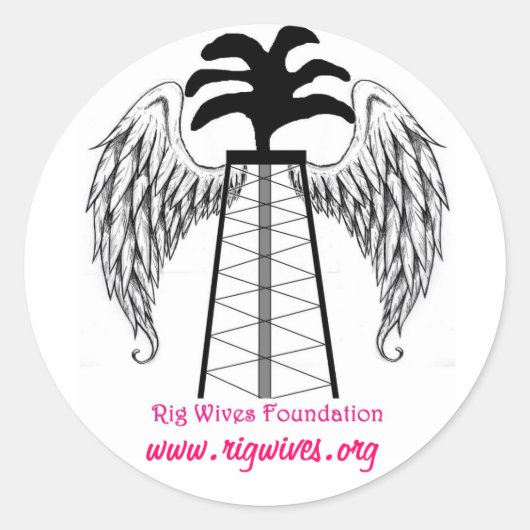 Bumpersticker Ronde Sticker (Voorkant)