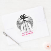 Bumpersticker Ronde Sticker (Envelop)