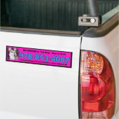 bumpersticker roze (Op Truck)