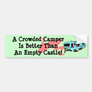 Bumpersticker  RV-travelaanhangwagen