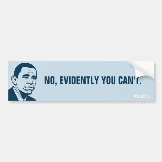  Bumpersticker Sad Obama (Voorkant)