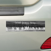 Bumpersticker Saint James Way (Op auto)