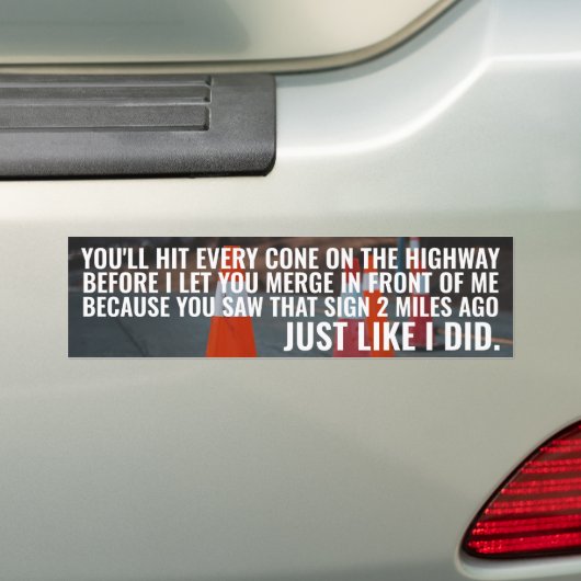 Bumpersticker samenvoegen (Op auto)