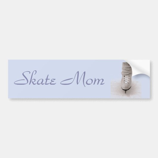 Bumpersticker "Schaats mama" (Voorkant)