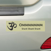 Bumpersticker-Shanti Shanti Shanti Shanti Bumpersticker (Op auto)