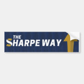 Bumpersticker - Sharpe Way (Voorkant)