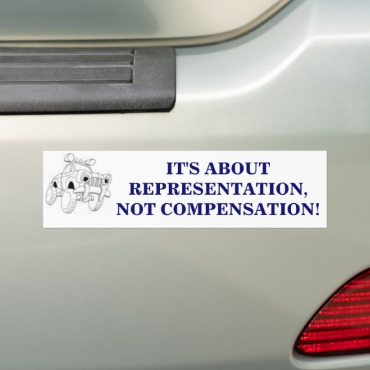 Bumpersticker Sjabloon (Op auto)
