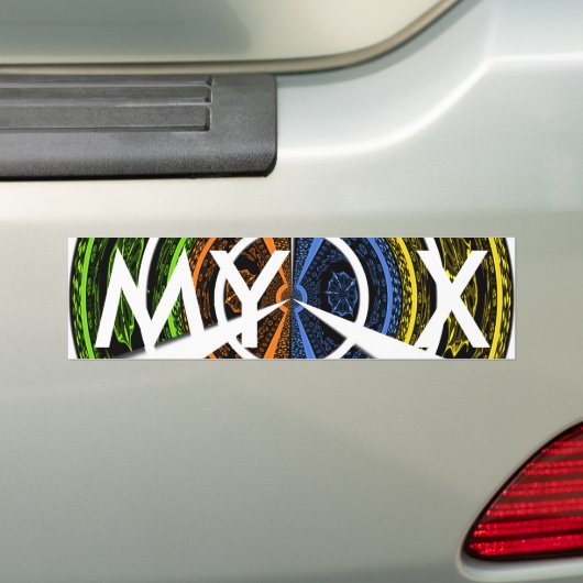 Bumpersticker Sjabloon (Op auto)