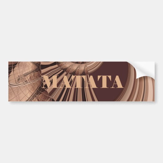 Bumpersticker Sjabloon Auto Bumpersticker (Voorkant)