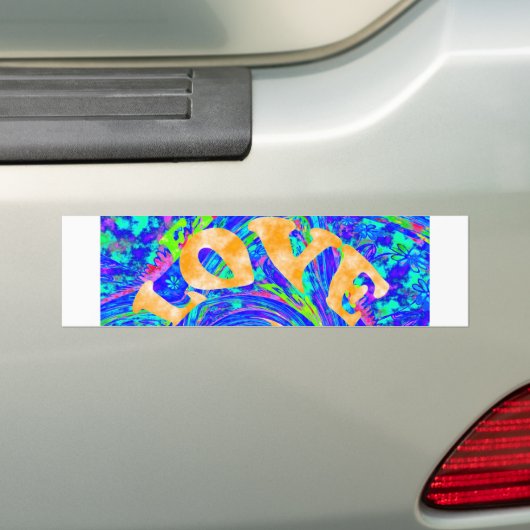 Bumpersticker Sjabloon Auto Bumpersticker (Op auto)