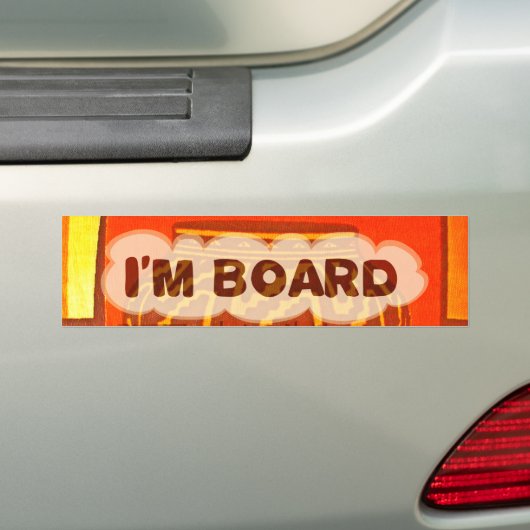 Bumpersticker Sjabloon Auto Bumpersticker (Op auto)