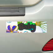 Bumpersticker Sjabloon Auto Bumpersticker (Op auto)