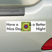 Bumpersticker Sjabloon Auto Bumpersticker (Op auto)