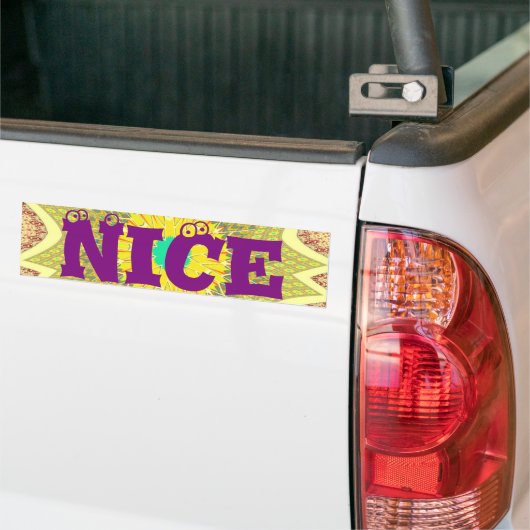 Bumpersticker Sjabloon Auto Bumpersticker (Op Truck)