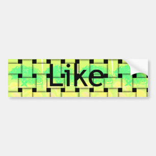 Bumpersticker Sjabloon Auto Bumpersticker