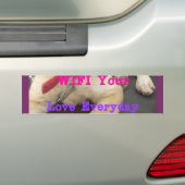 Bumpersticker Sjabloon Auto Bumpersticker (Op auto)