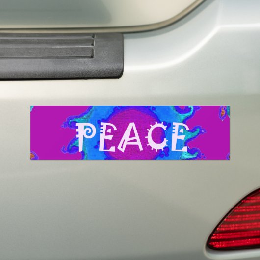 Bumpersticker Sjabloon Auto Bumpersticker (Op auto)