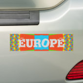 Bumpersticker Sjabloon Auto Bumpersticker (Op auto)