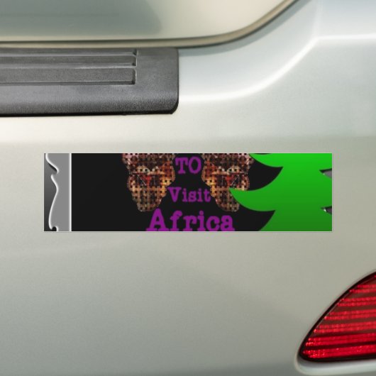 Bumpersticker Sjabloon Auto Bumpersticker (Op auto)