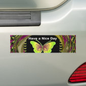 Bumpersticker Sjabloon Auto Bumpersticker (Op auto)