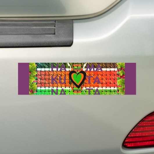 Bumpersticker Sjabloon Car Kenia (Op auto)