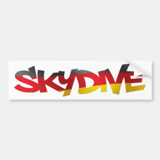 Bumpersticker SKYDIVE DUITSLAND