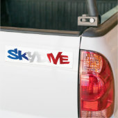 Bumpersticker SKYDIVE FRANKRIJK (Op Truck)