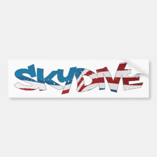 BUMPERSTICKER SKYDIVE NEDERLAND